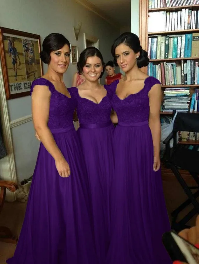 Hot Purple Wedding Dresses